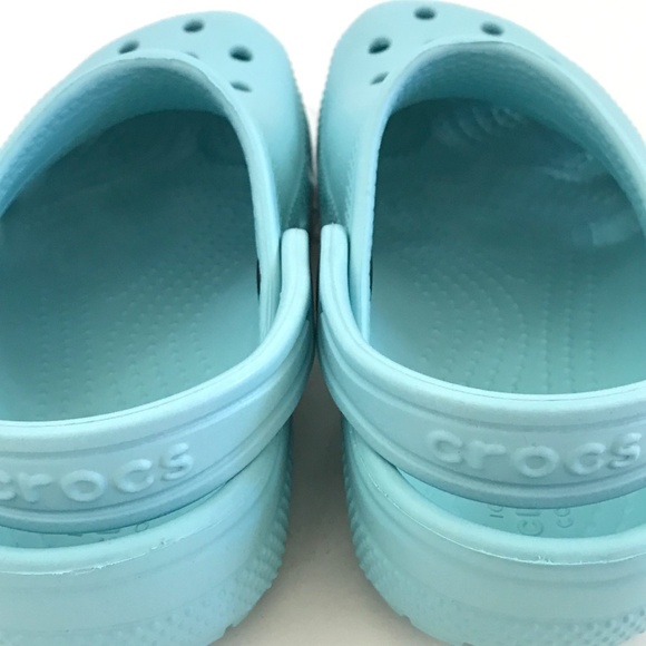 CROCS Kids’ Classic Clog Kids Size C11 Unisex Slip On Mules Clogs Artic Blue NWT - Picture 7 of 16